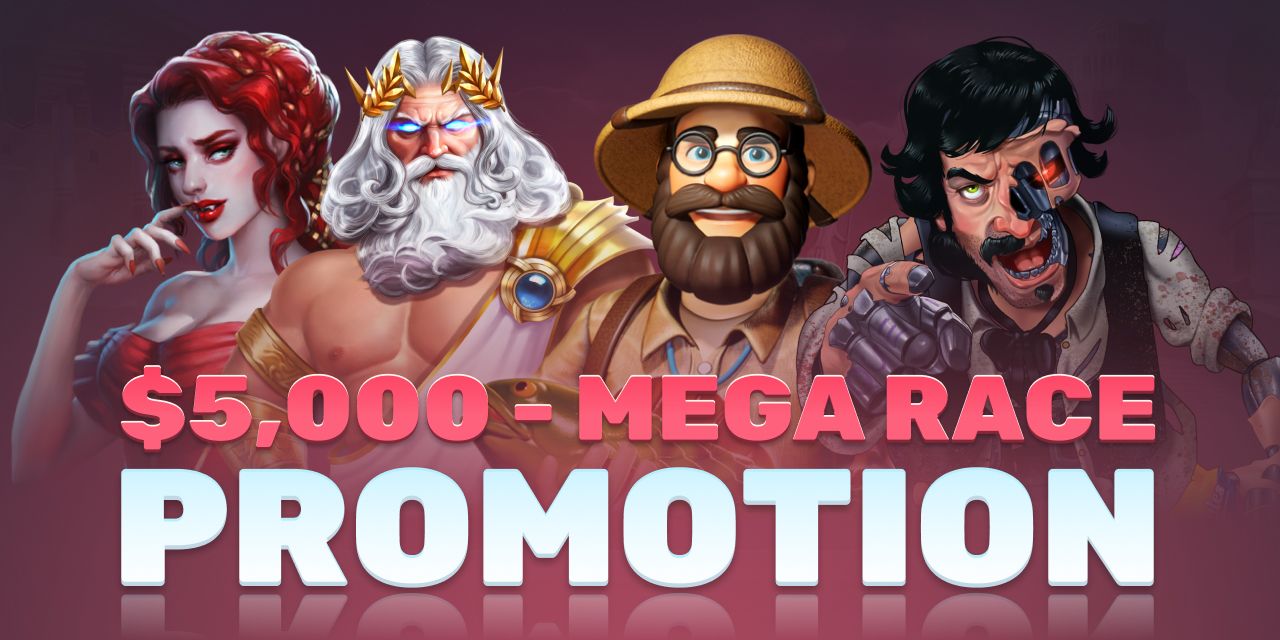 500 Casino - Mega Race Promotion - #1 Crypto Gambling Site